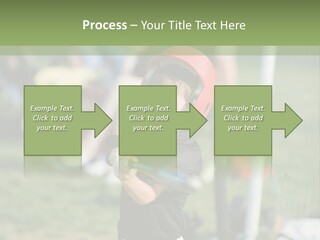 Cute Baseball Play PowerPoint Template