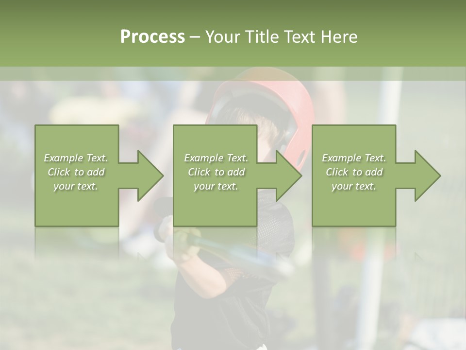 Cute Baseball Play PowerPoint Template