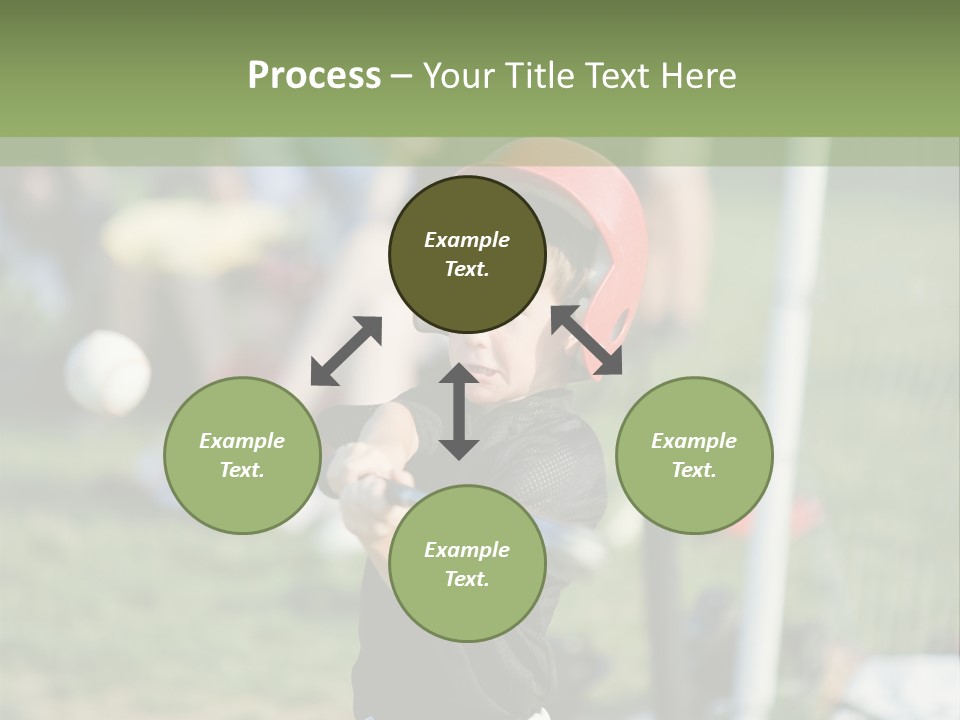 Cute Baseball Play PowerPoint Template