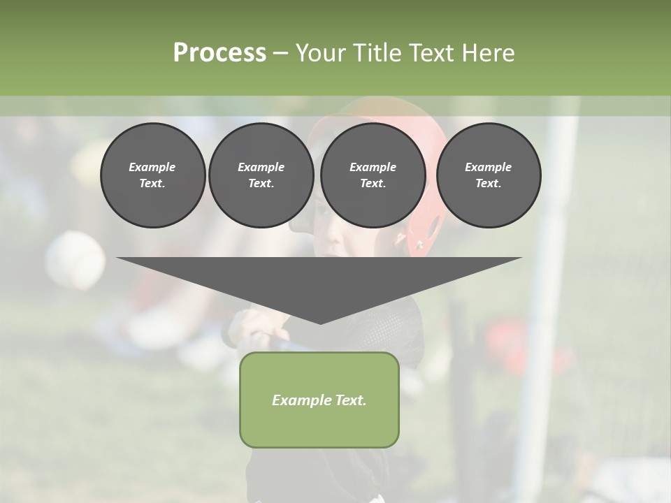 Cute Baseball Play PowerPoint Template