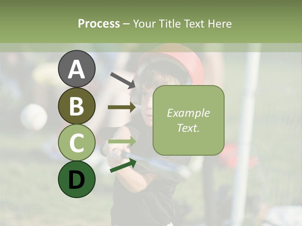 Cute Baseball Play PowerPoint Template