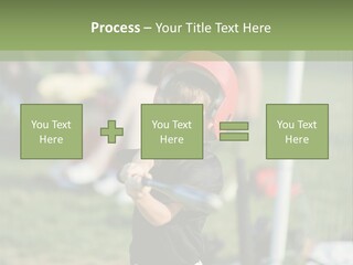 Cute Baseball Play PowerPoint Template