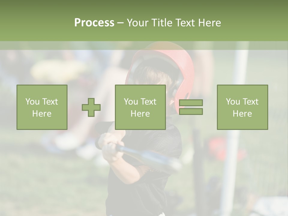 Cute Baseball Play PowerPoint Template