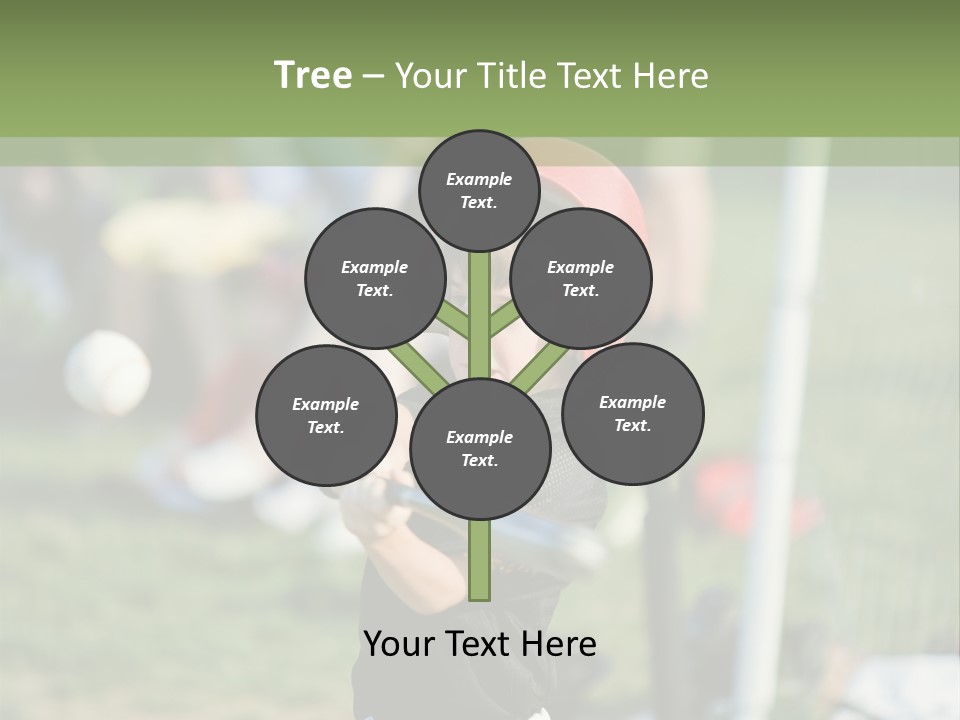 Cute Baseball Play PowerPoint Template