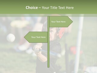 Cute Baseball Play PowerPoint Template