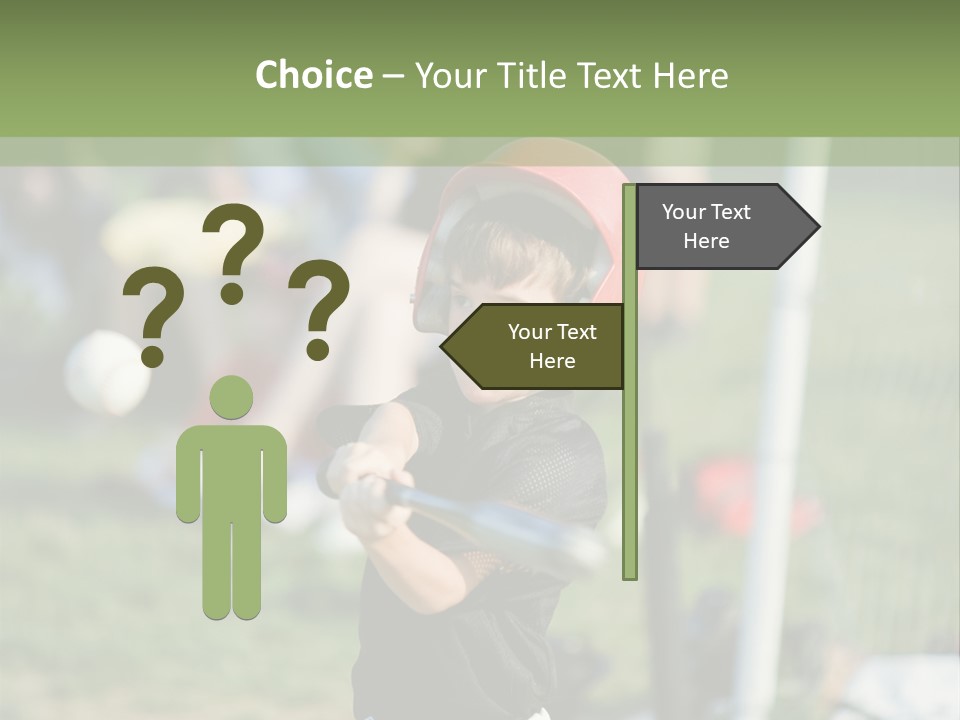 Cute Baseball Play PowerPoint Template