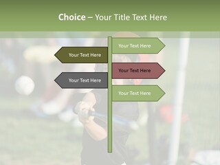 Cute Baseball Play PowerPoint Template