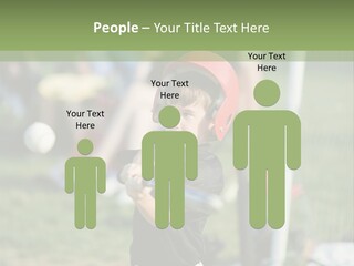 Cute Baseball Play PowerPoint Template