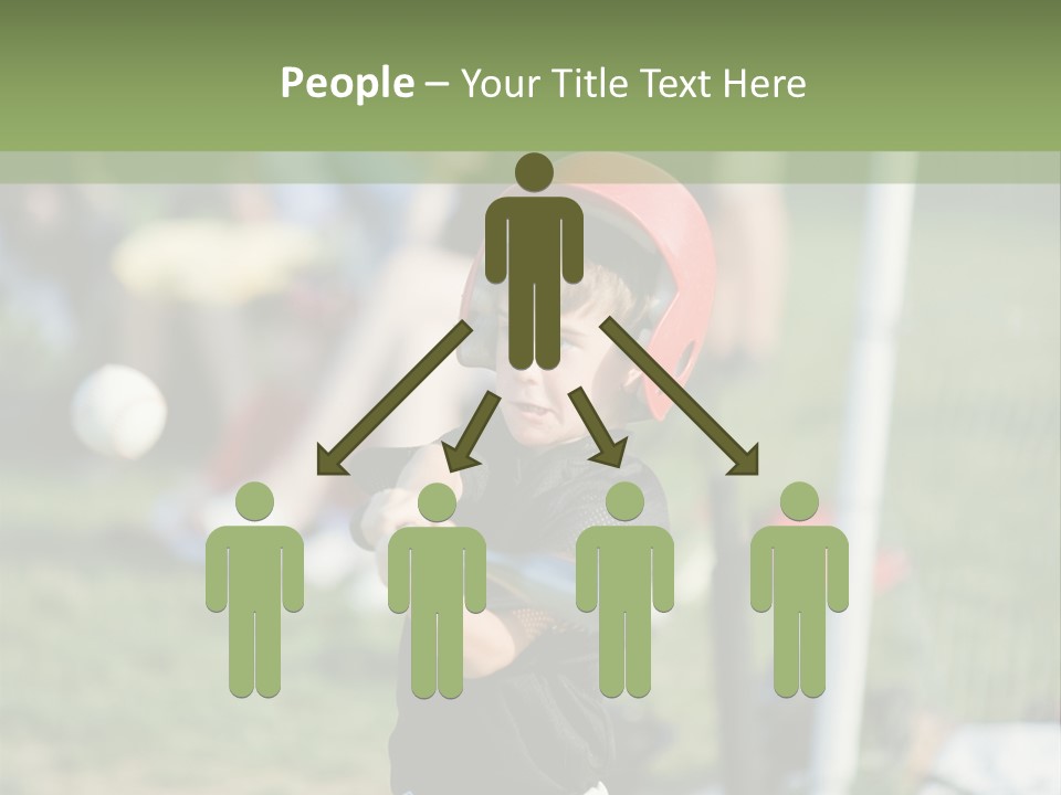 Cute Baseball Play PowerPoint Template