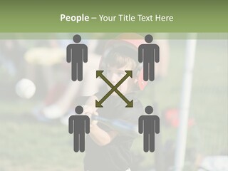 Cute Baseball Play PowerPoint Template