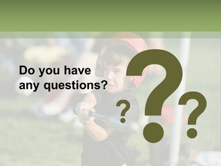 Cute Baseball Play PowerPoint Template