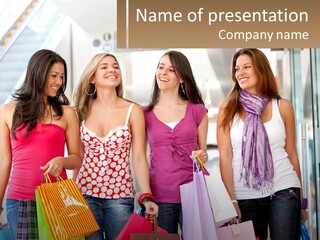 Attractive Friends People PowerPoint Template