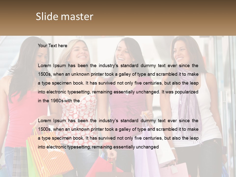 Attractive Friends People PowerPoint Template