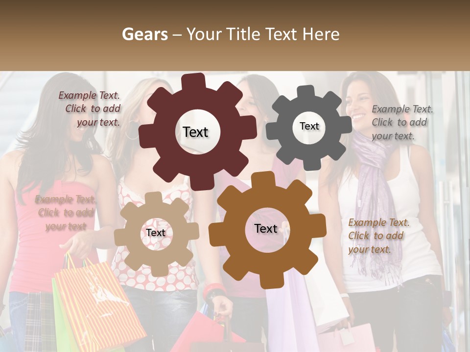 Attractive Friends People PowerPoint Template