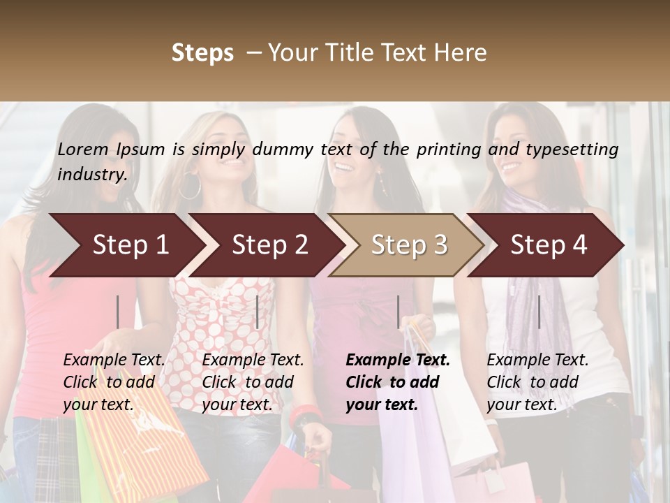 Attractive Friends People PowerPoint Template