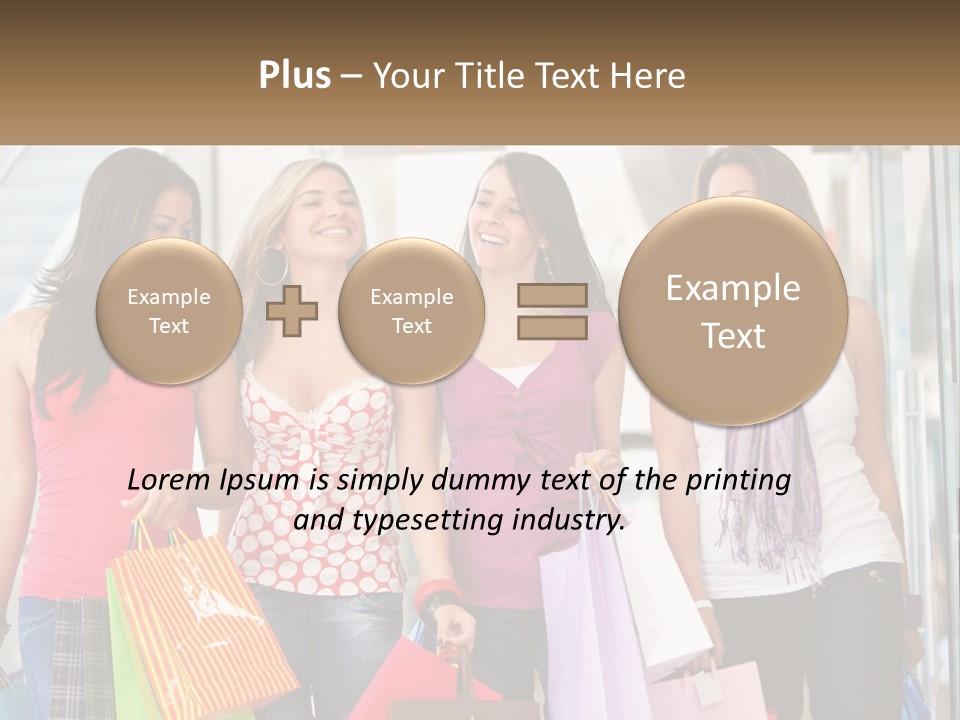 Attractive Friends People PowerPoint Template