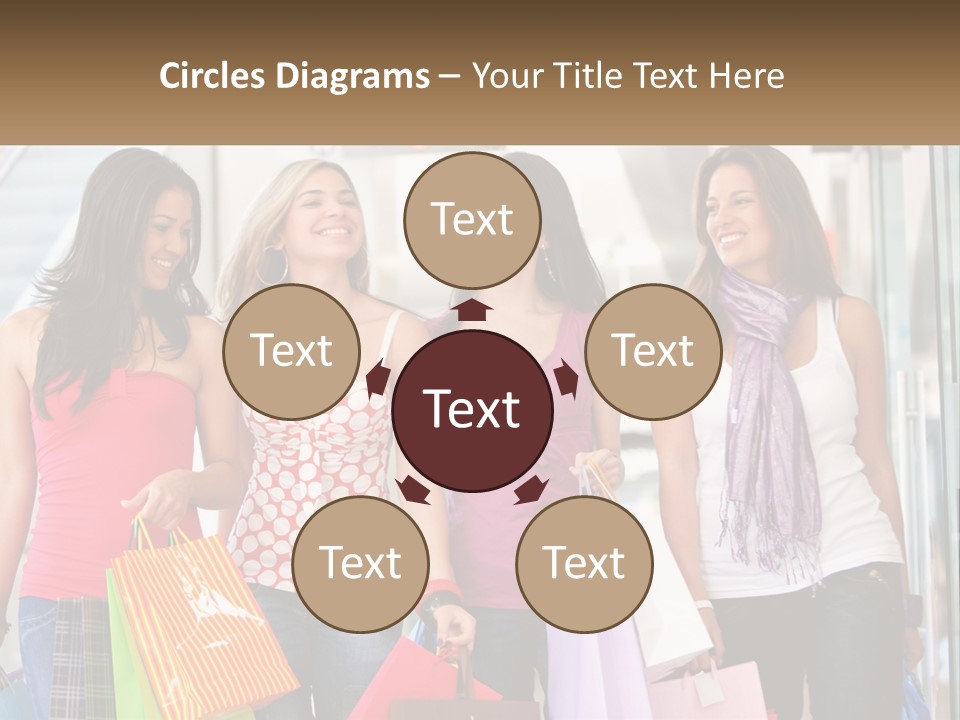 Attractive Friends People PowerPoint Template