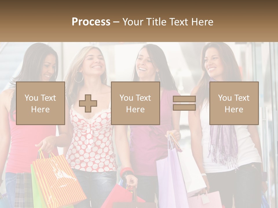 Attractive Friends People PowerPoint Template