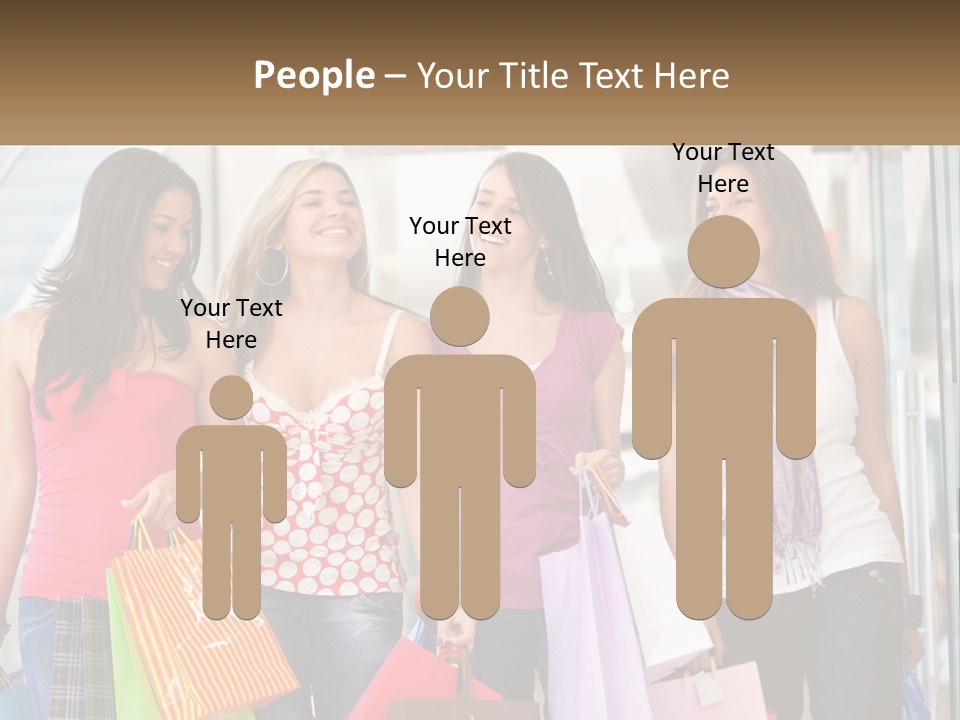 Attractive Friends People PowerPoint Template