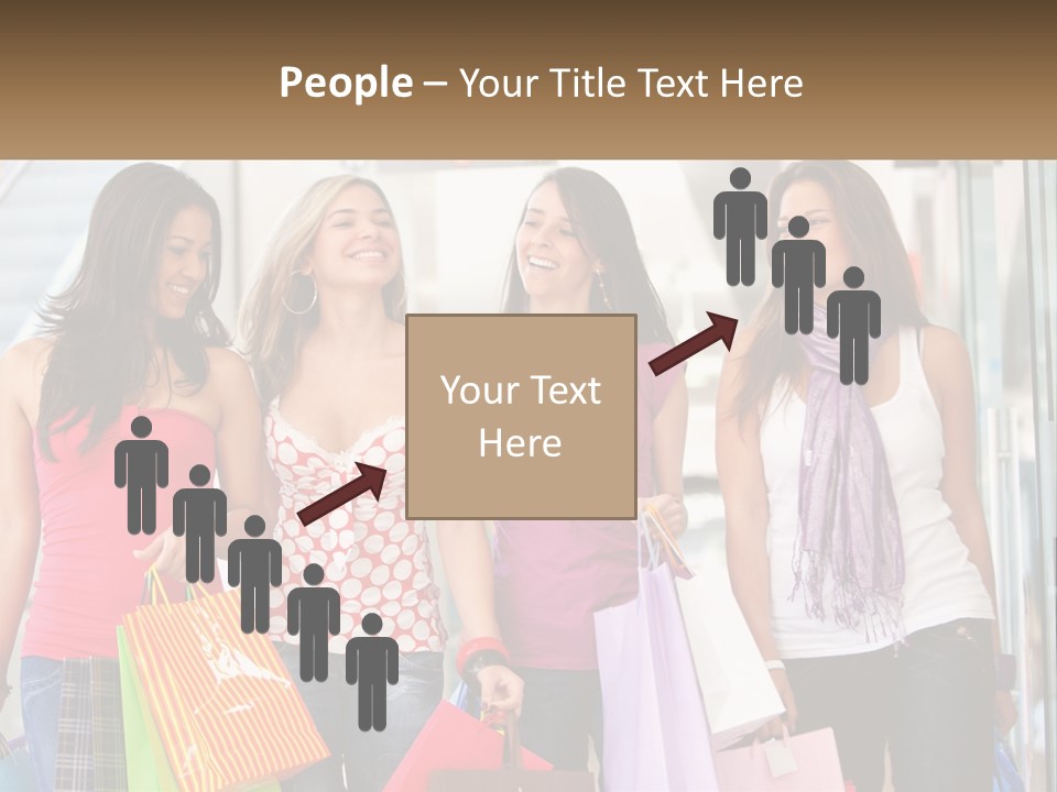 Attractive Friends People PowerPoint Template