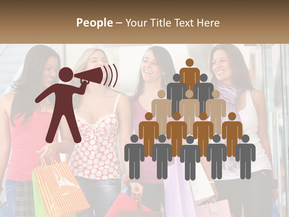Attractive Friends People PowerPoint Template