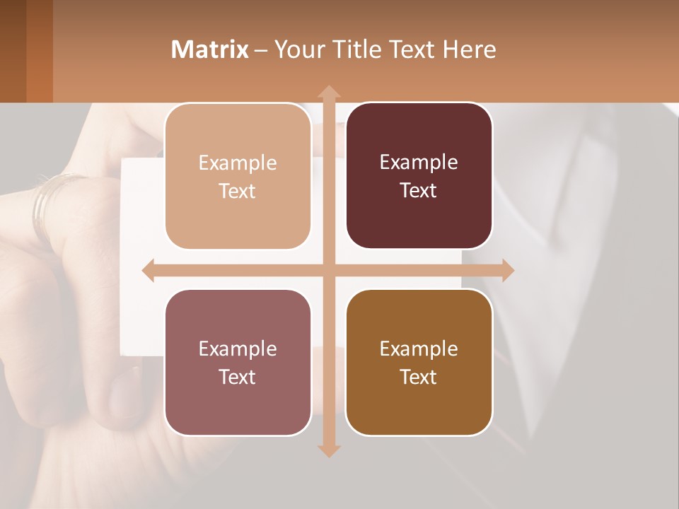 Chief Hand Communication PowerPoint Template
