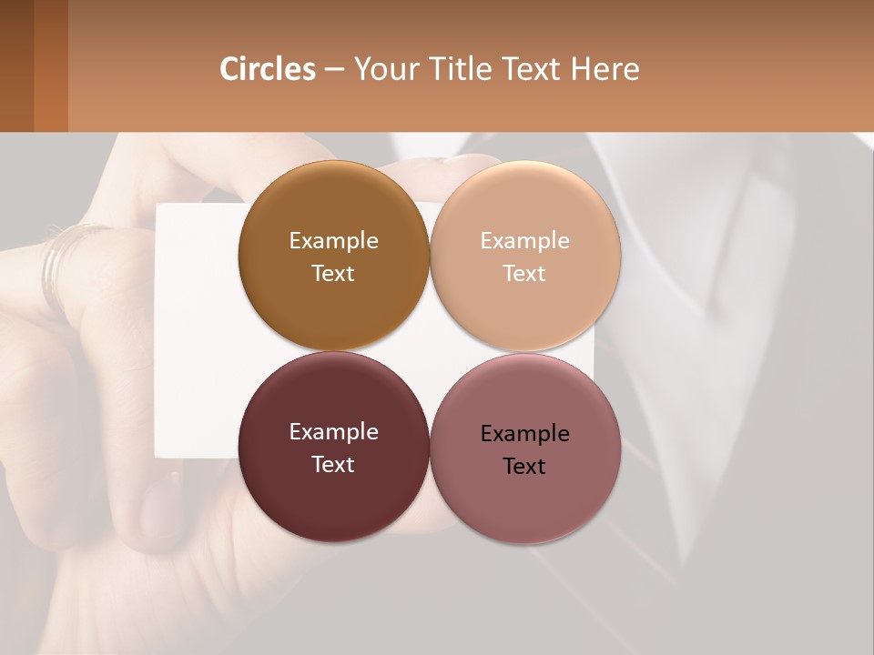 Chief Hand Communication PowerPoint Template