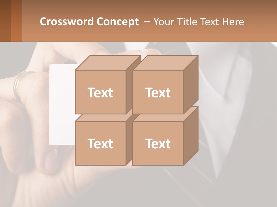 Chief Hand Communication PowerPoint Template