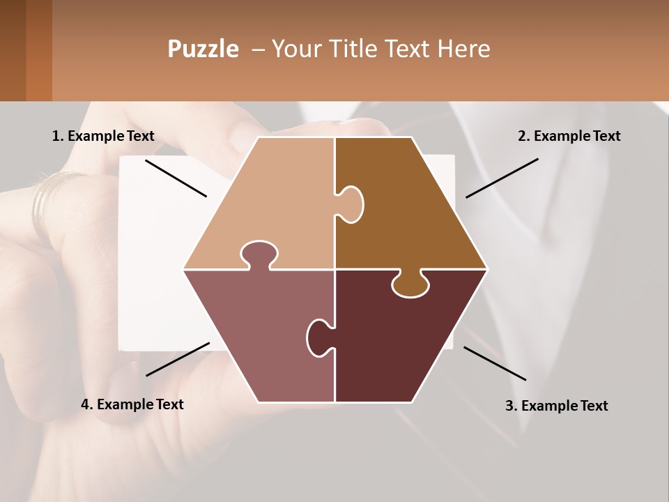 Chief Hand Communication PowerPoint Template