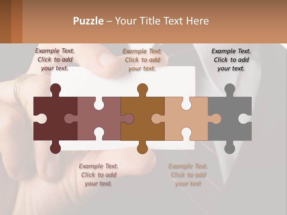 Chief Hand Communication PowerPoint Template