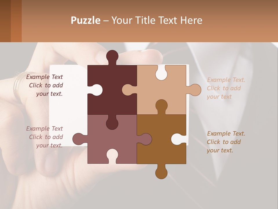 Chief Hand Communication PowerPoint Template