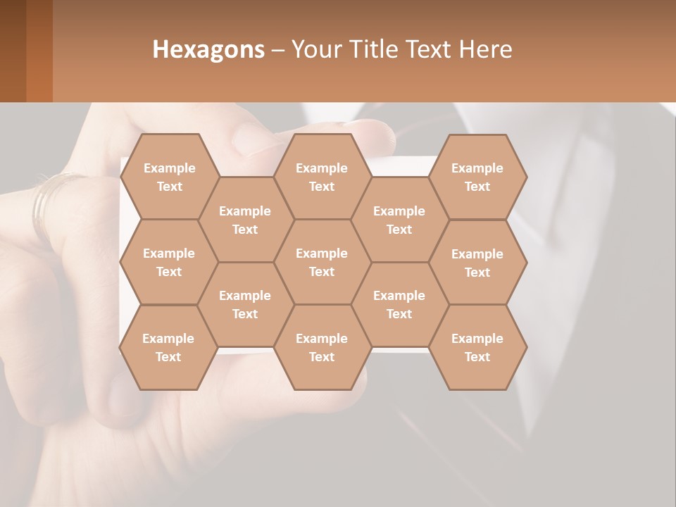 Chief Hand Communication PowerPoint Template