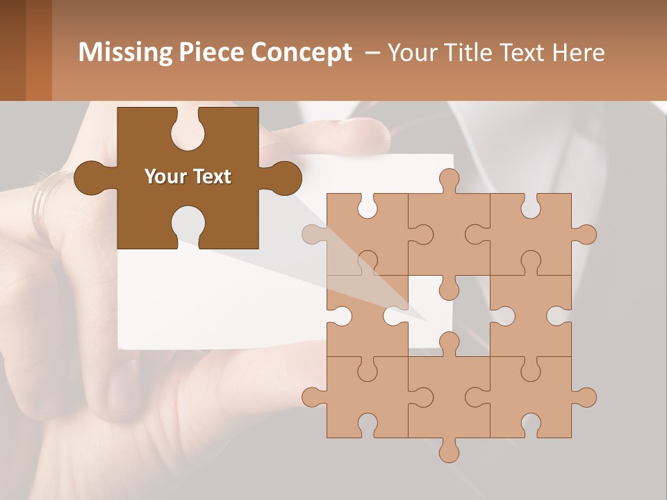 Chief Hand Communication PowerPoint Template