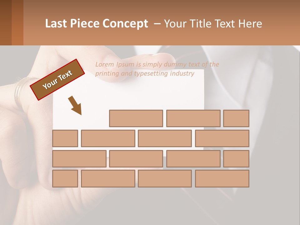 Chief Hand Communication PowerPoint Template