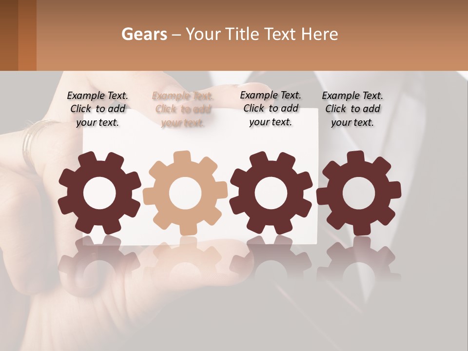 Chief Hand Communication PowerPoint Template