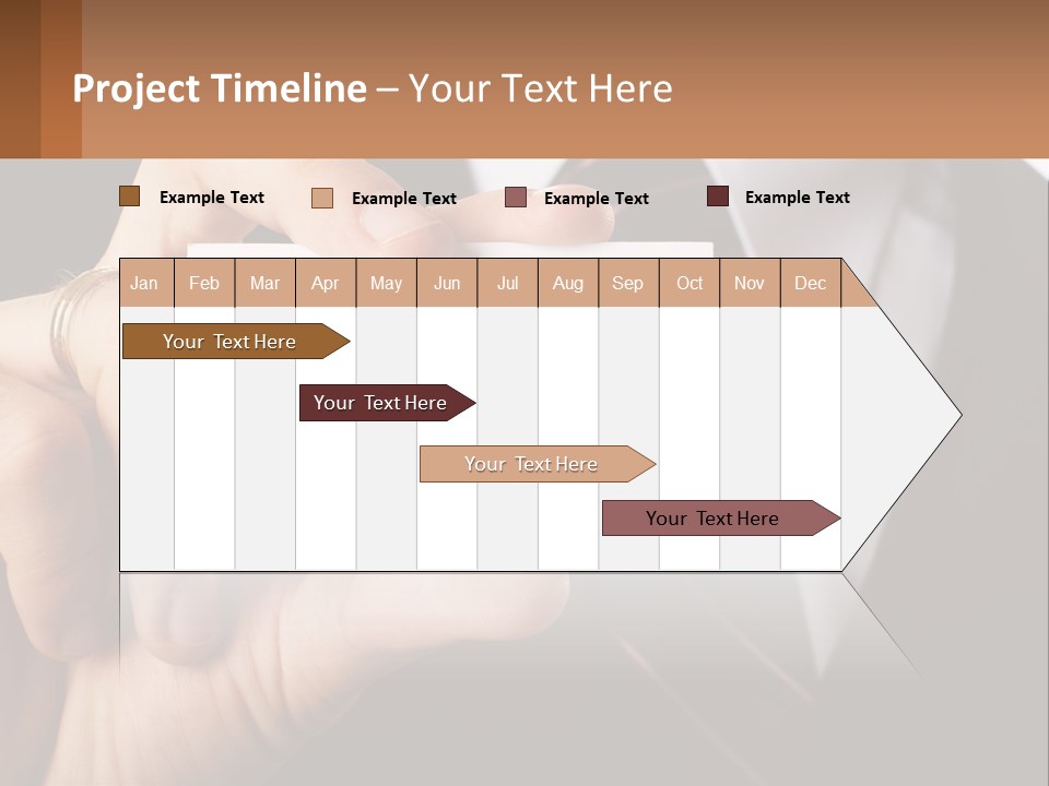 Chief Hand Communication PowerPoint Template
