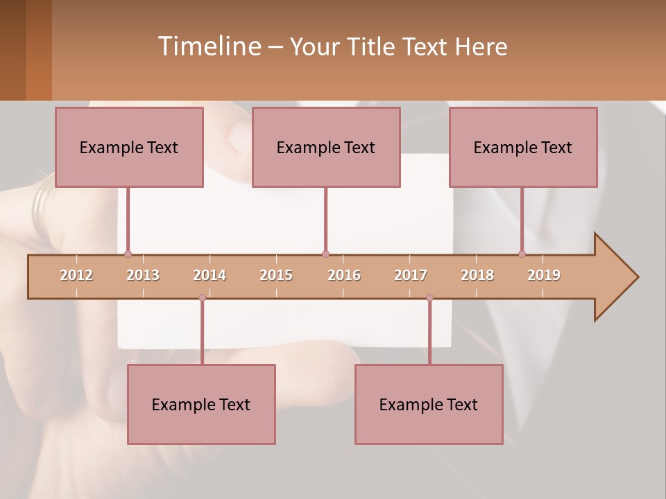 Chief Hand Communication PowerPoint Template
