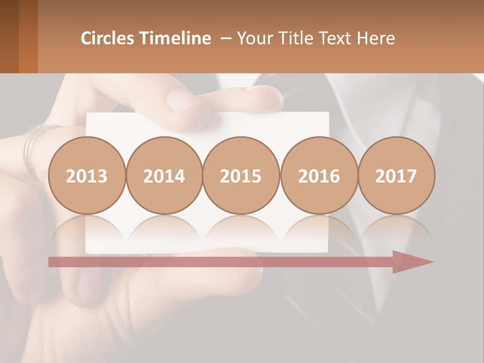 Chief Hand Communication PowerPoint Template