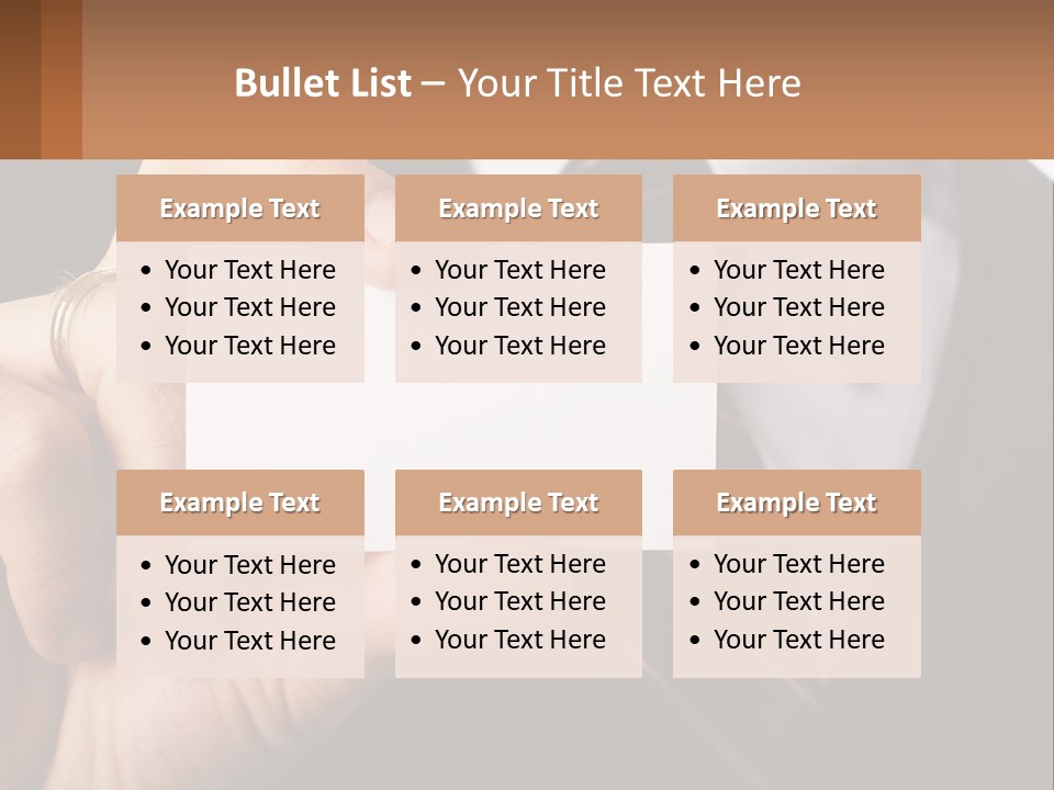 Chief Hand Communication PowerPoint Template