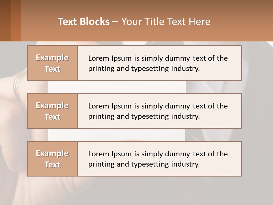 Chief Hand Communication PowerPoint Template
