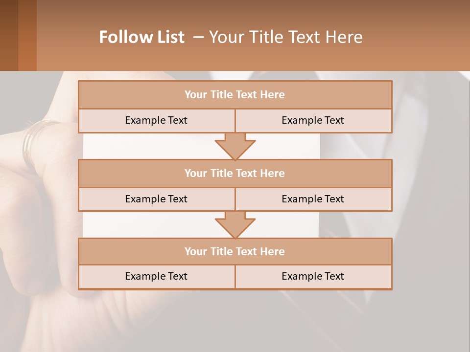 Chief Hand Communication PowerPoint Template
