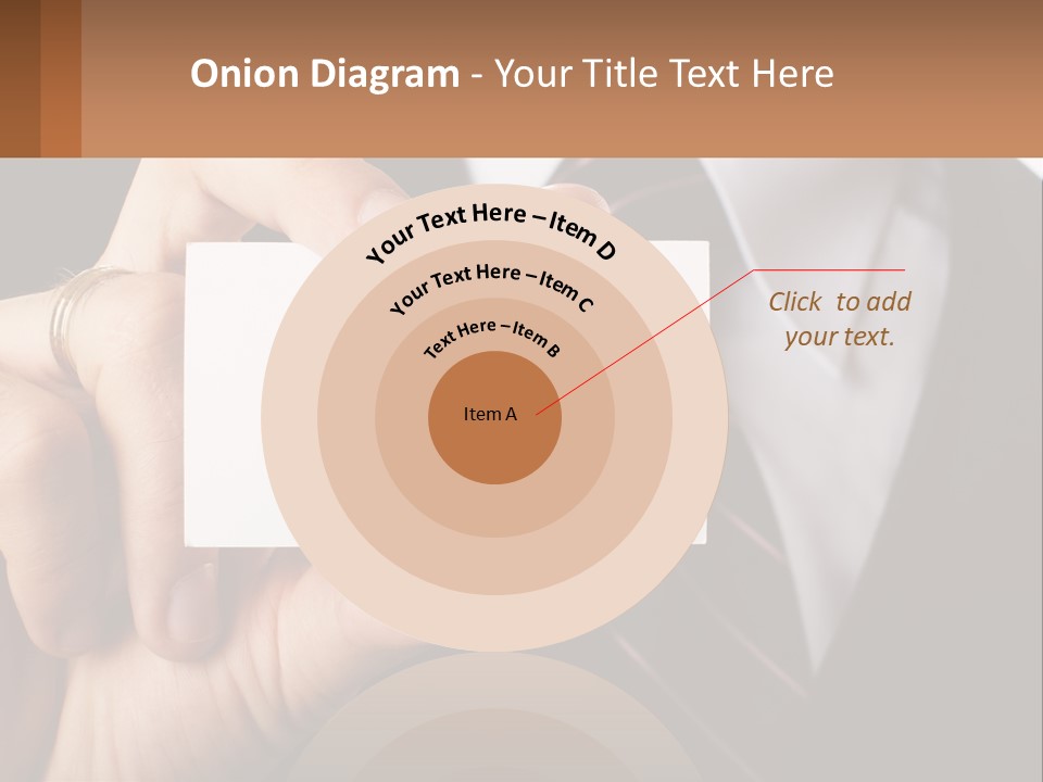 Chief Hand Communication PowerPoint Template