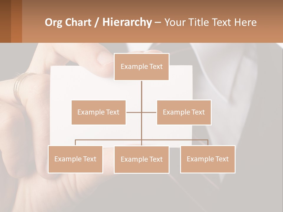 Chief Hand Communication PowerPoint Template