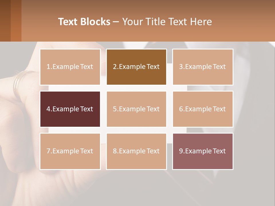 Chief Hand Communication PowerPoint Template