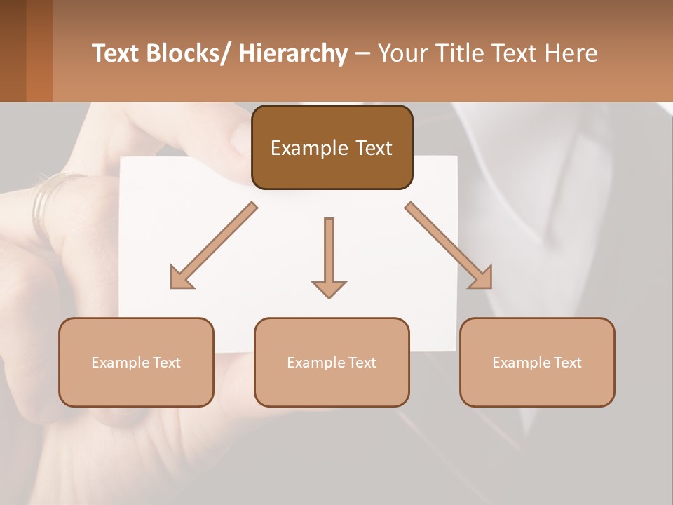 Chief Hand Communication PowerPoint Template