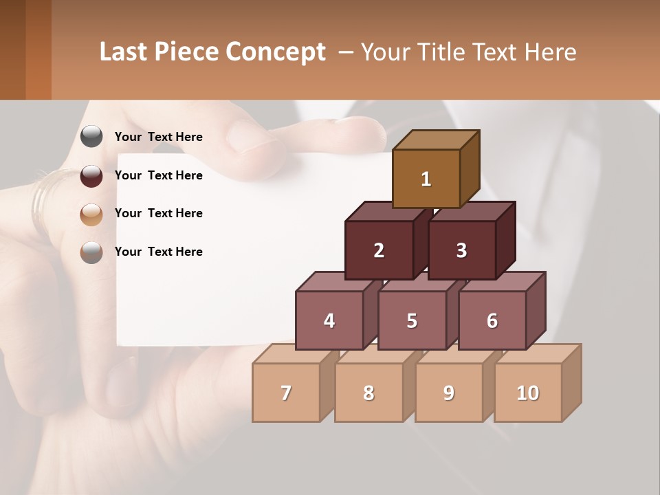 Chief Hand Communication PowerPoint Template