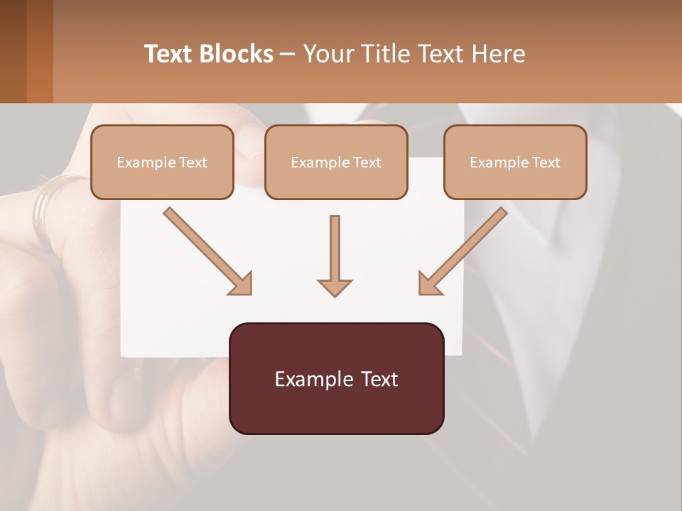 Chief Hand Communication PowerPoint Template