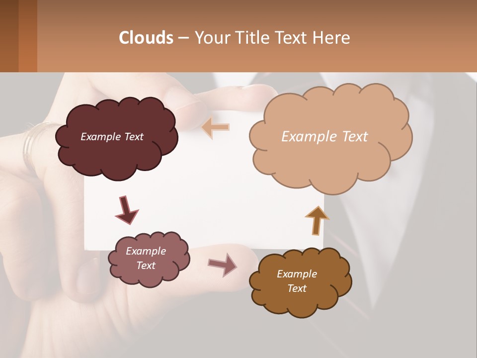 Chief Hand Communication PowerPoint Template
