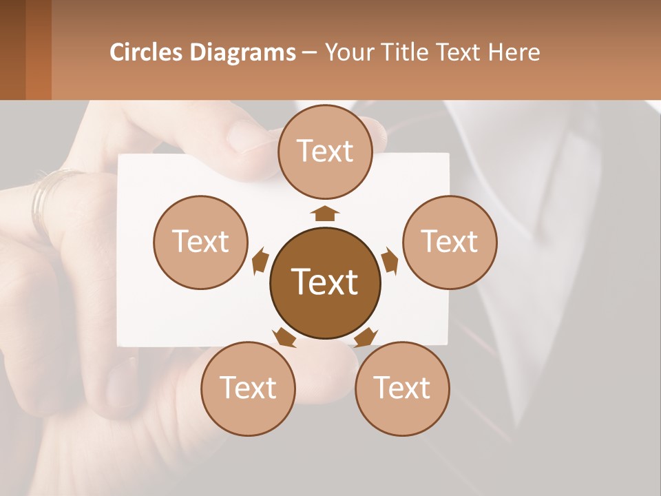 Chief Hand Communication PowerPoint Template