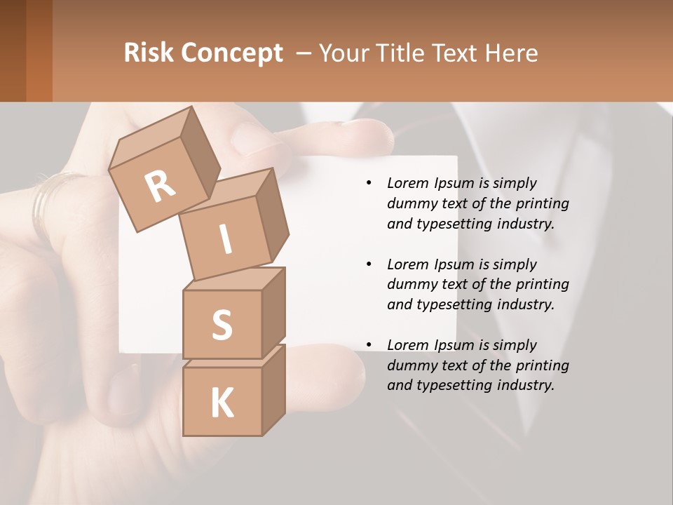 Chief Hand Communication PowerPoint Template